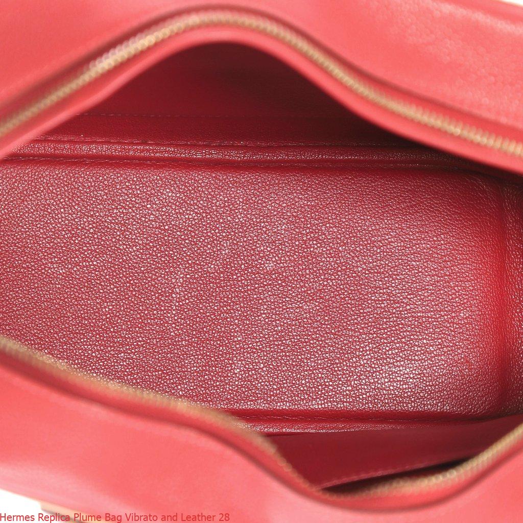 Hermes Replica Plume Bag Vibrato and Leather 28 – Replica Hermes Birkin ...